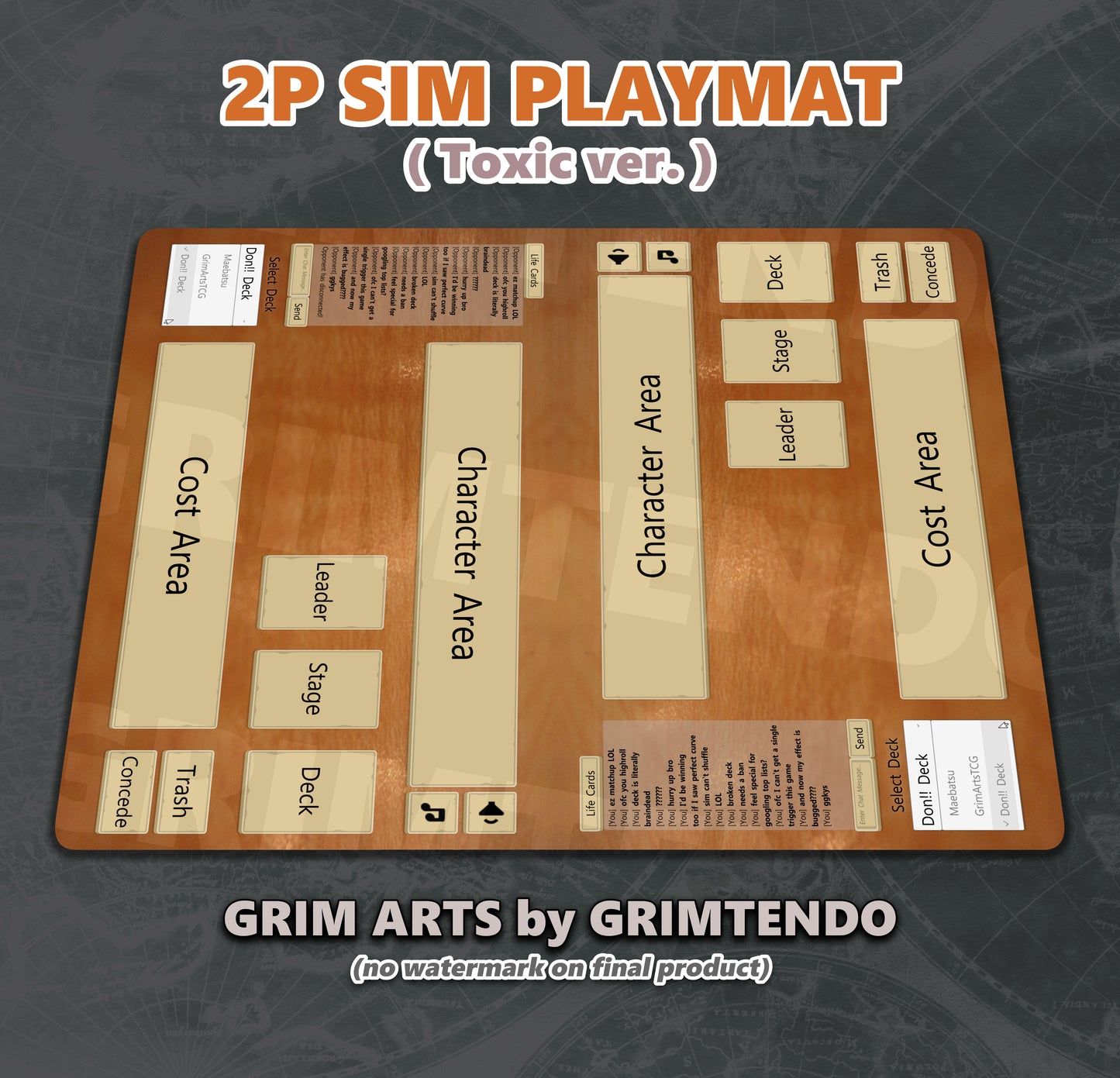 Sim Playmat (2 Player)
