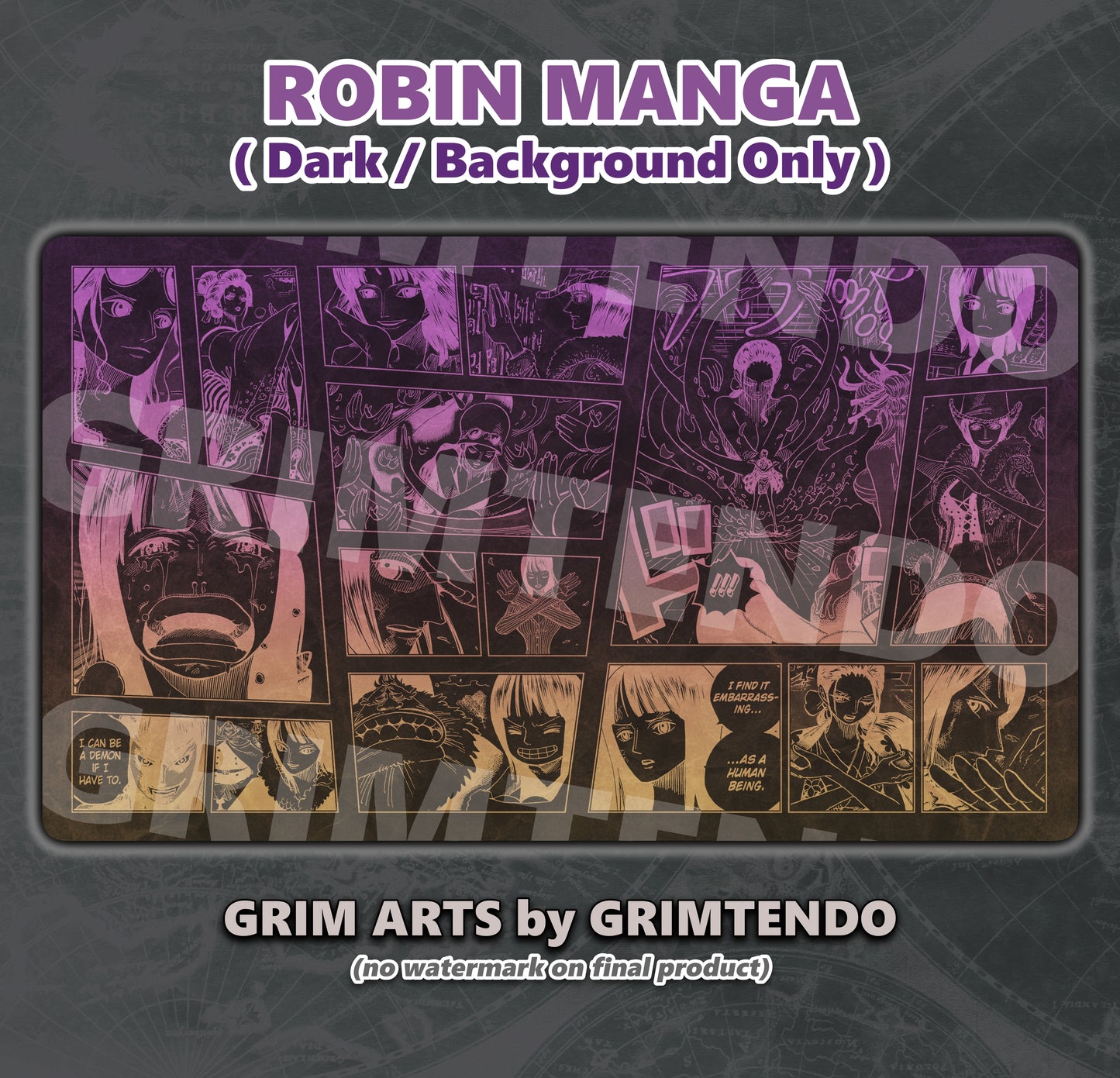 Nico Robin (Manga Playmat)