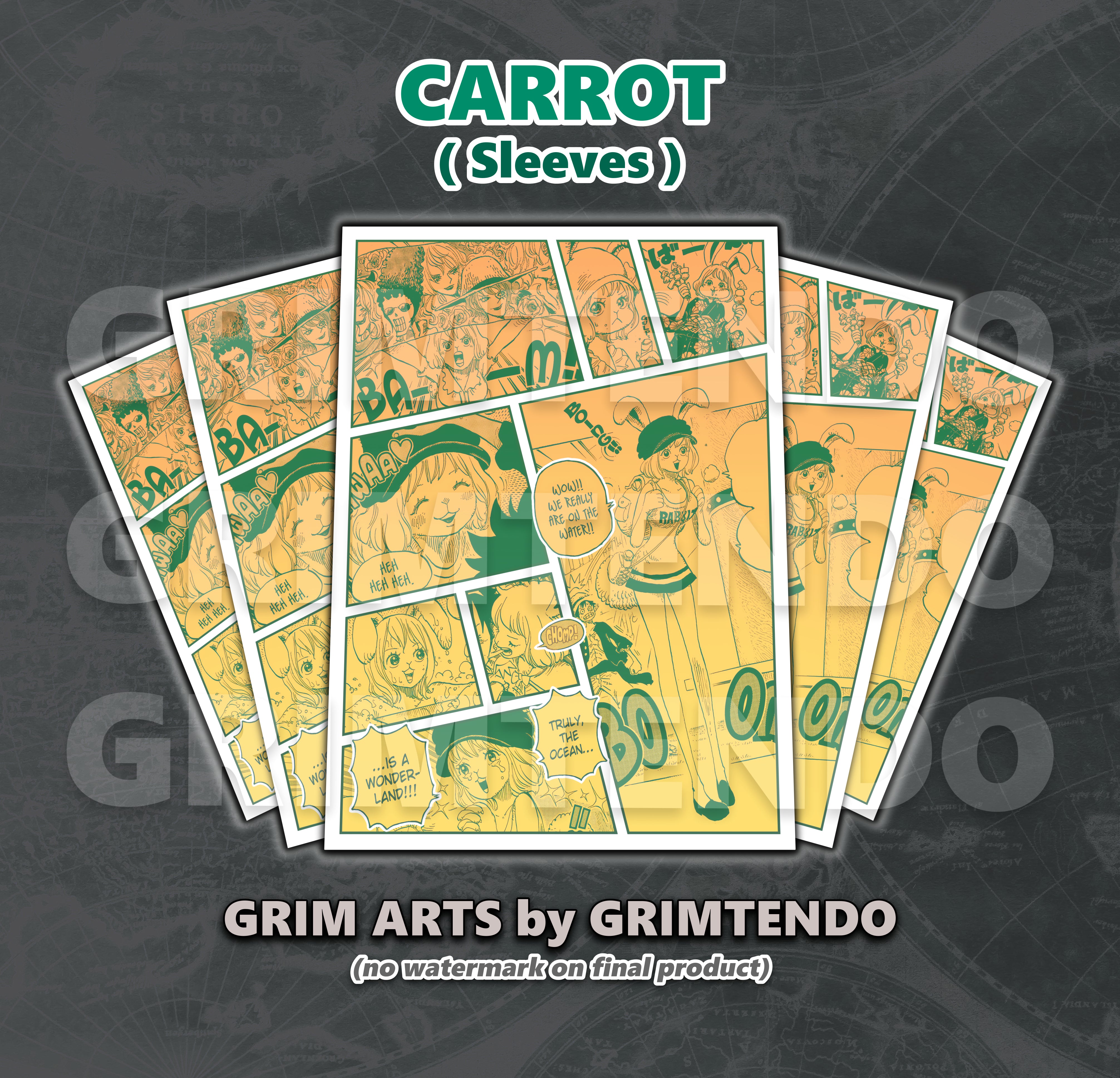 carrot one piece card game Carrot (TCG Sleeves) – GRIM ARTS