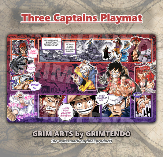 Three Captains (Full Playmat)