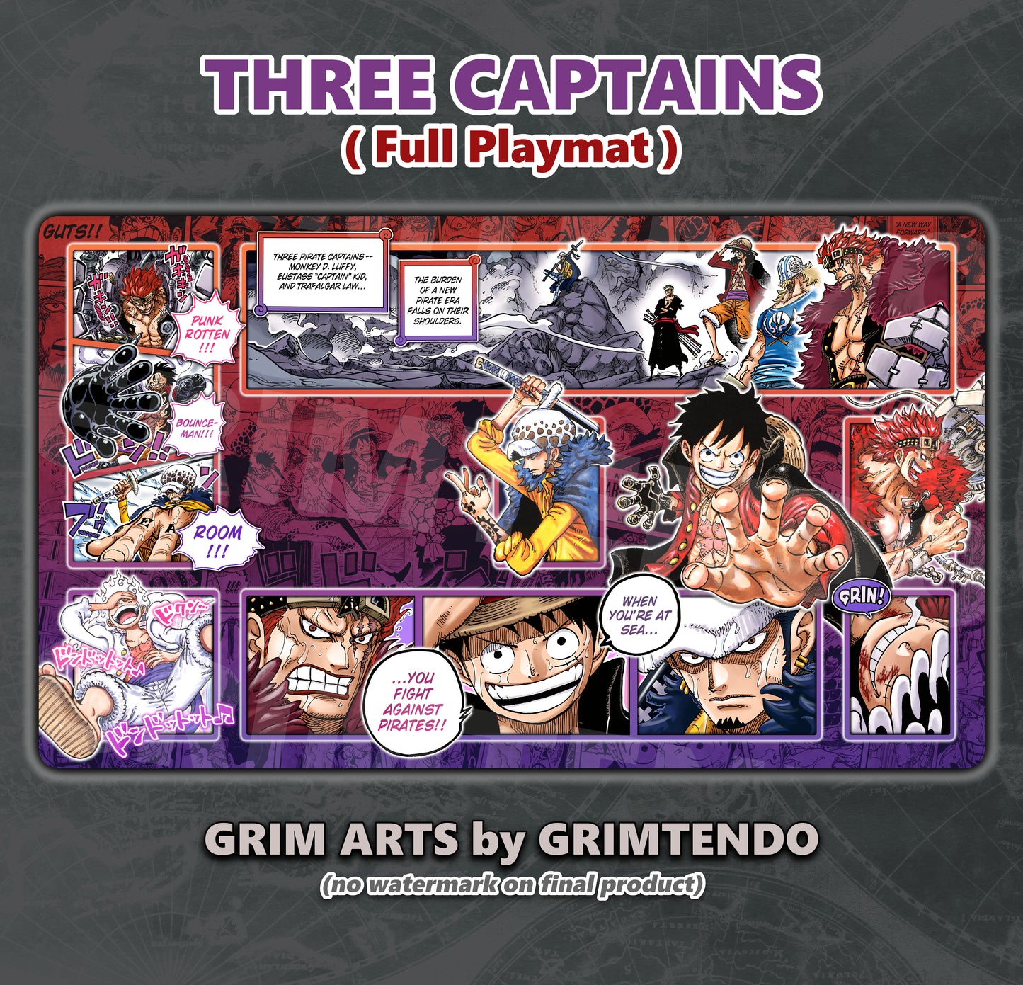 Three Captains (Full Playmat)