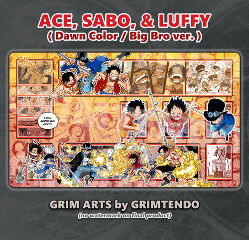Ace, Sabo, Luffy (Full Playmat)