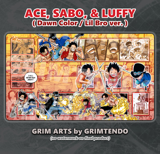 Ace, Sabo, Luffy (Full Playmat)