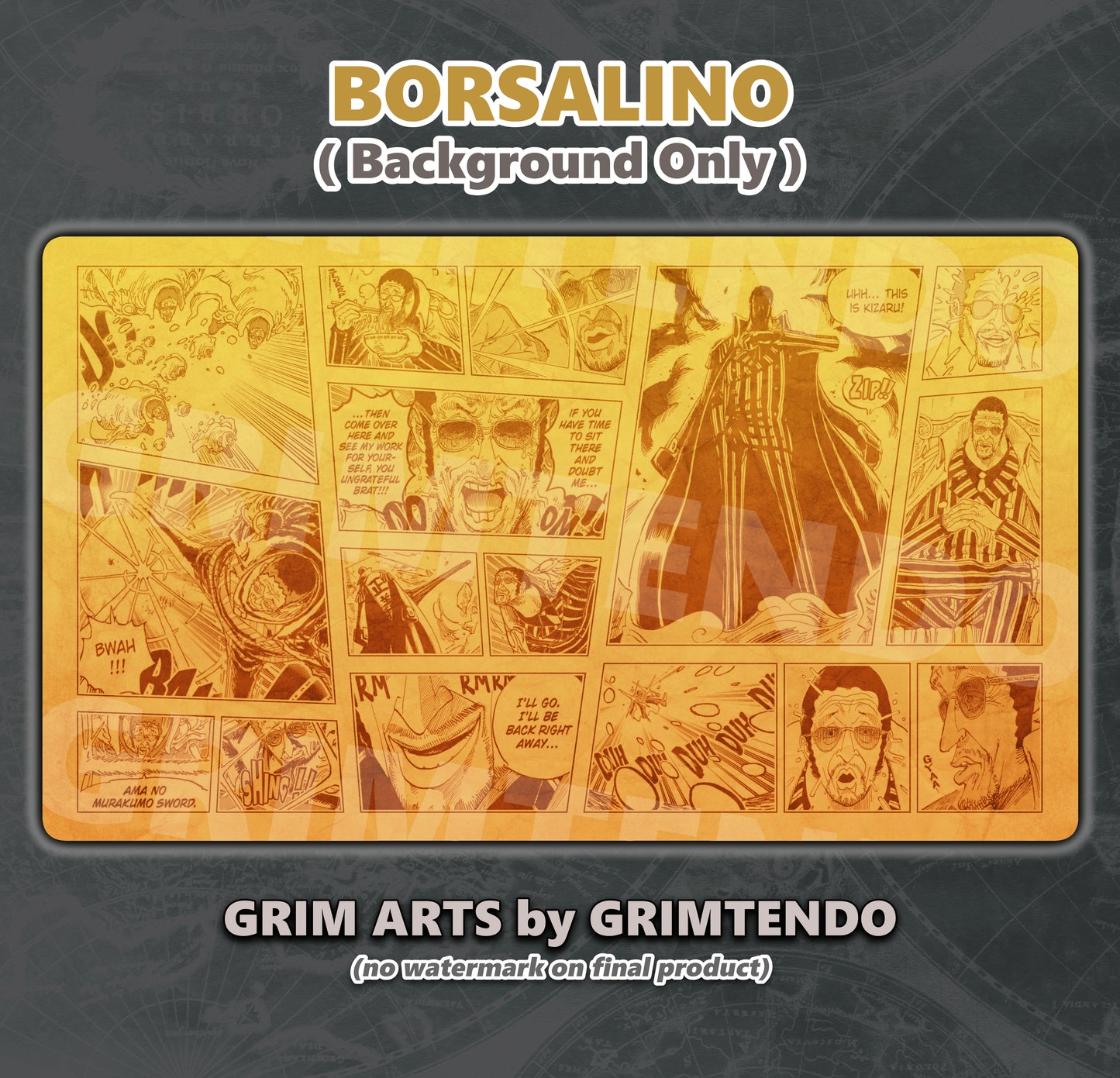 Borsalino (Manga Playmat)