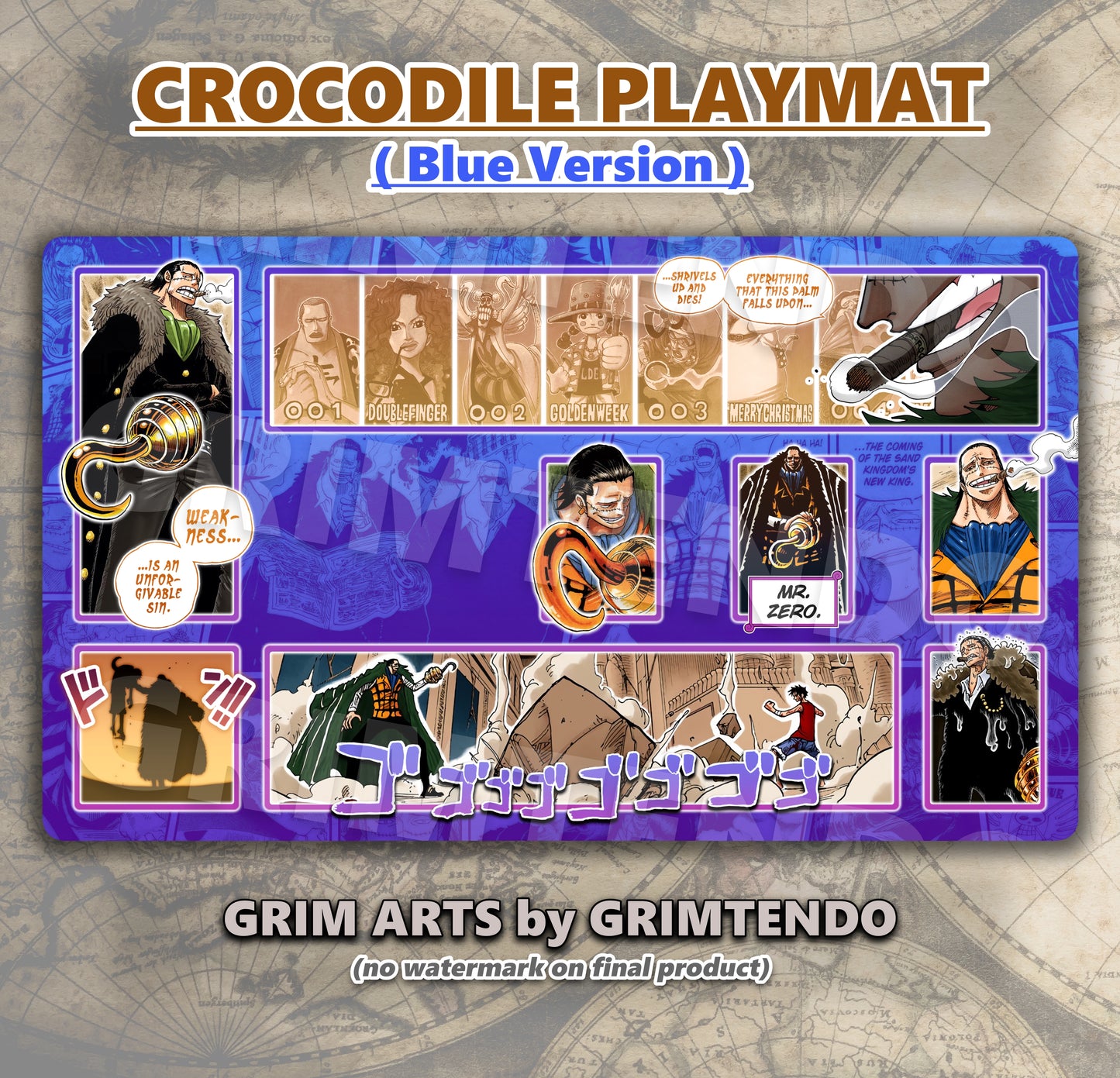 Crocodile (Full Playmat)