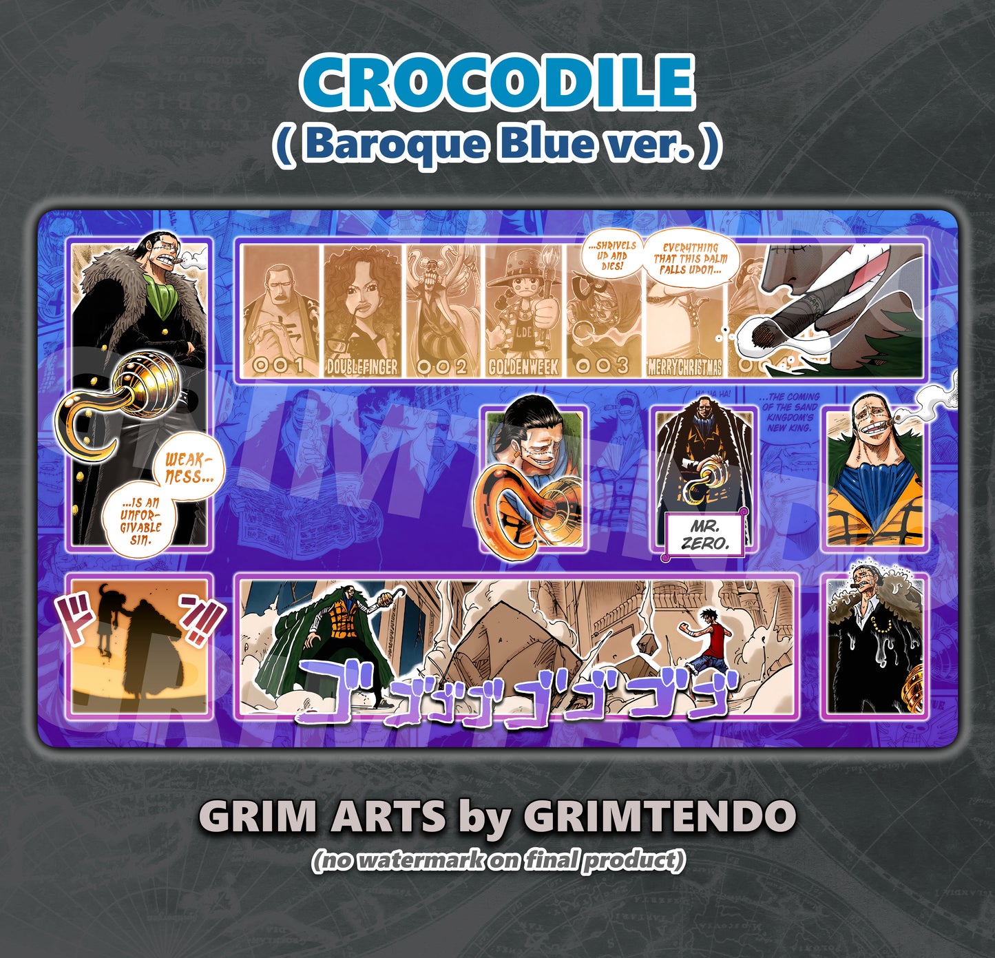 Crocodile (Full Playmat)