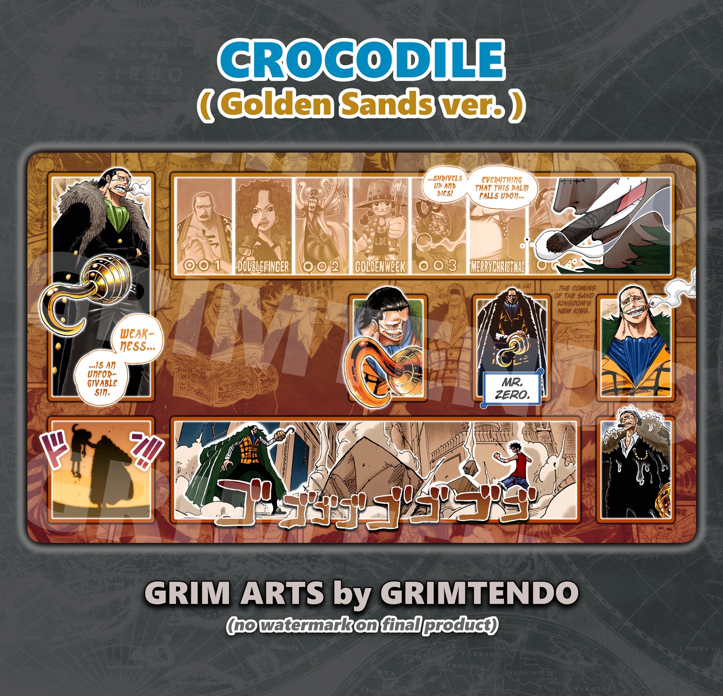 Crocodile (Full Playmat)