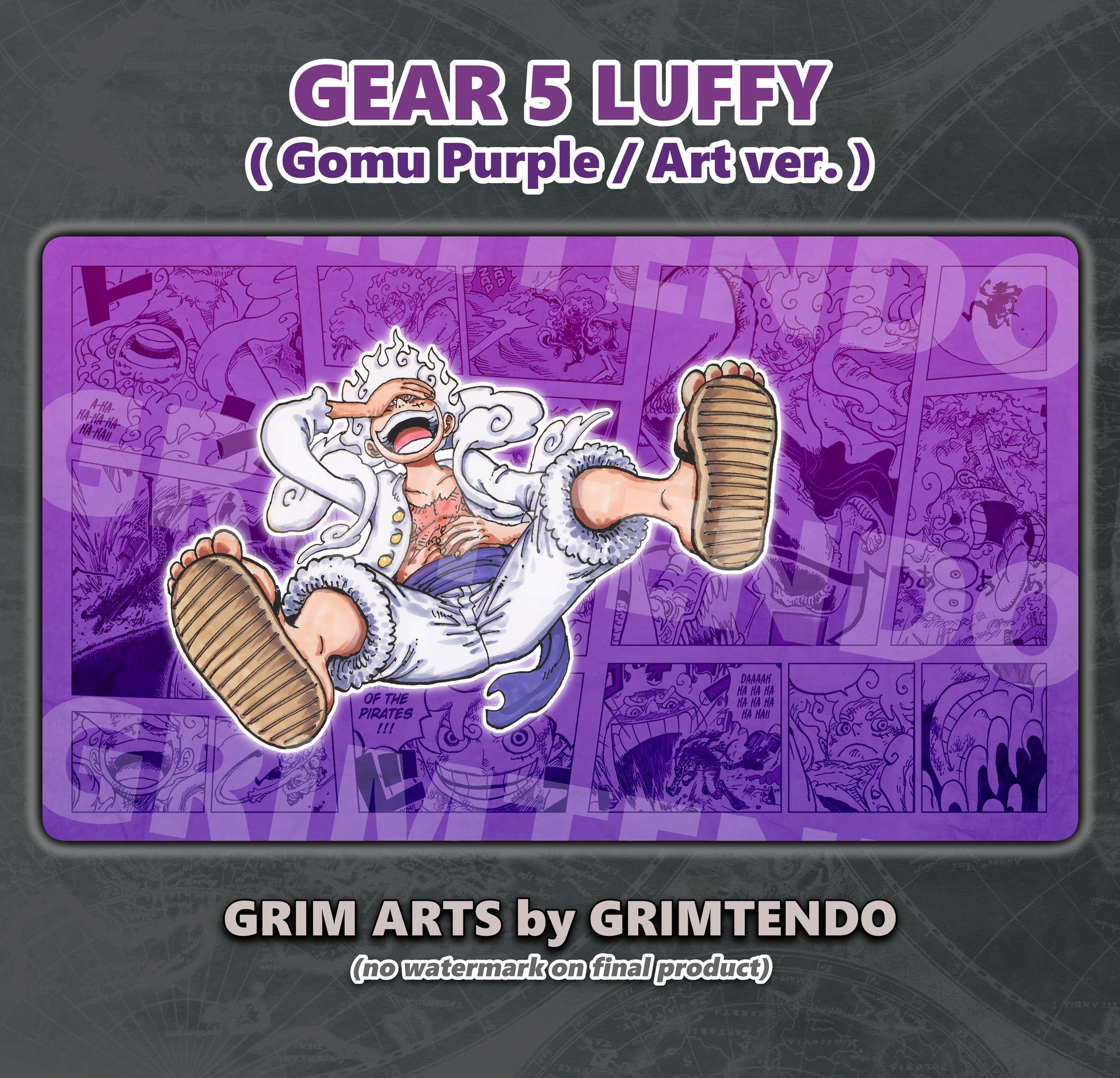 Gear 5 Luffy (Manga Playmat) – GRIM ARTS