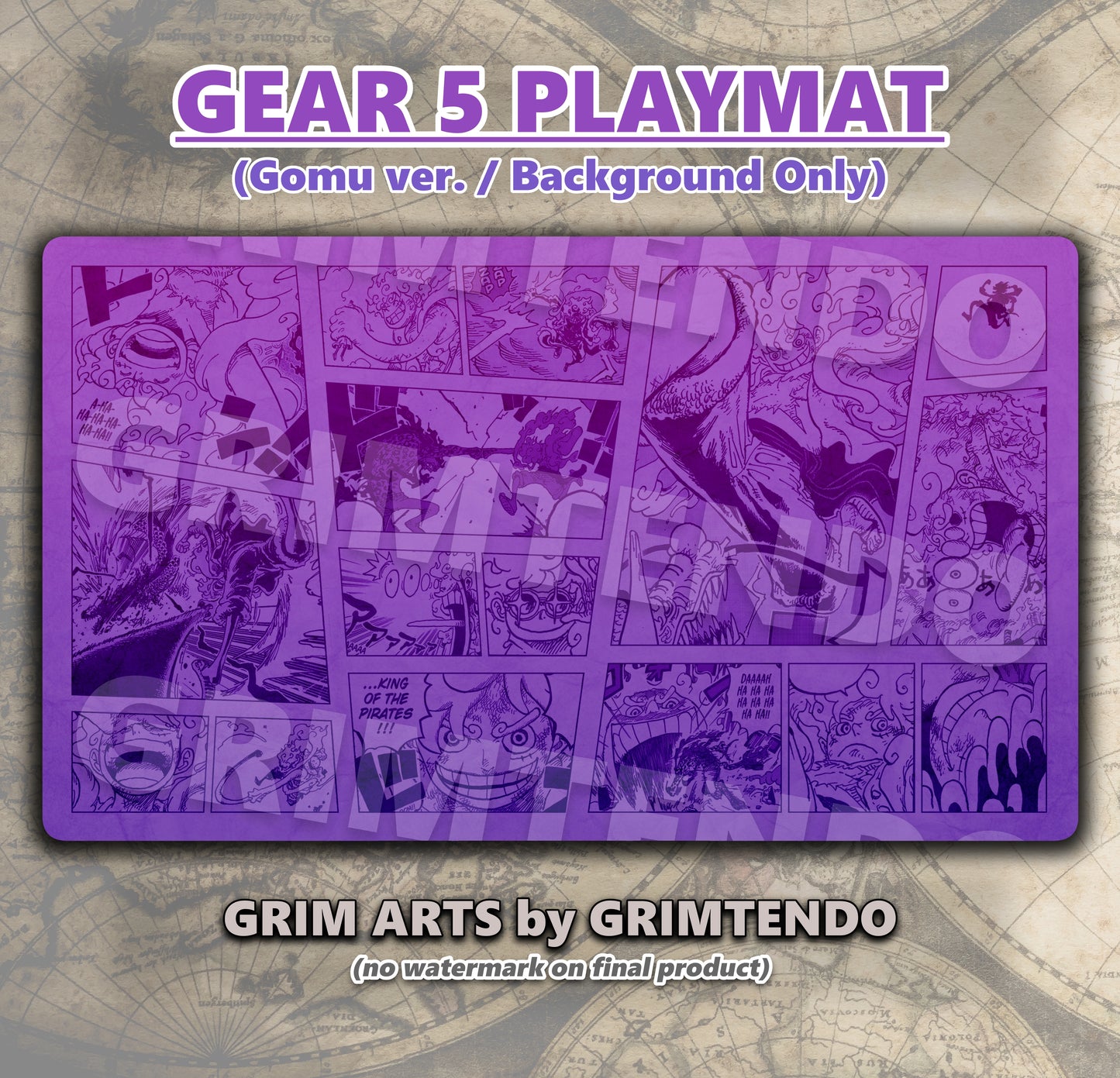 Gear 5 Luffy (Manga Playmat)