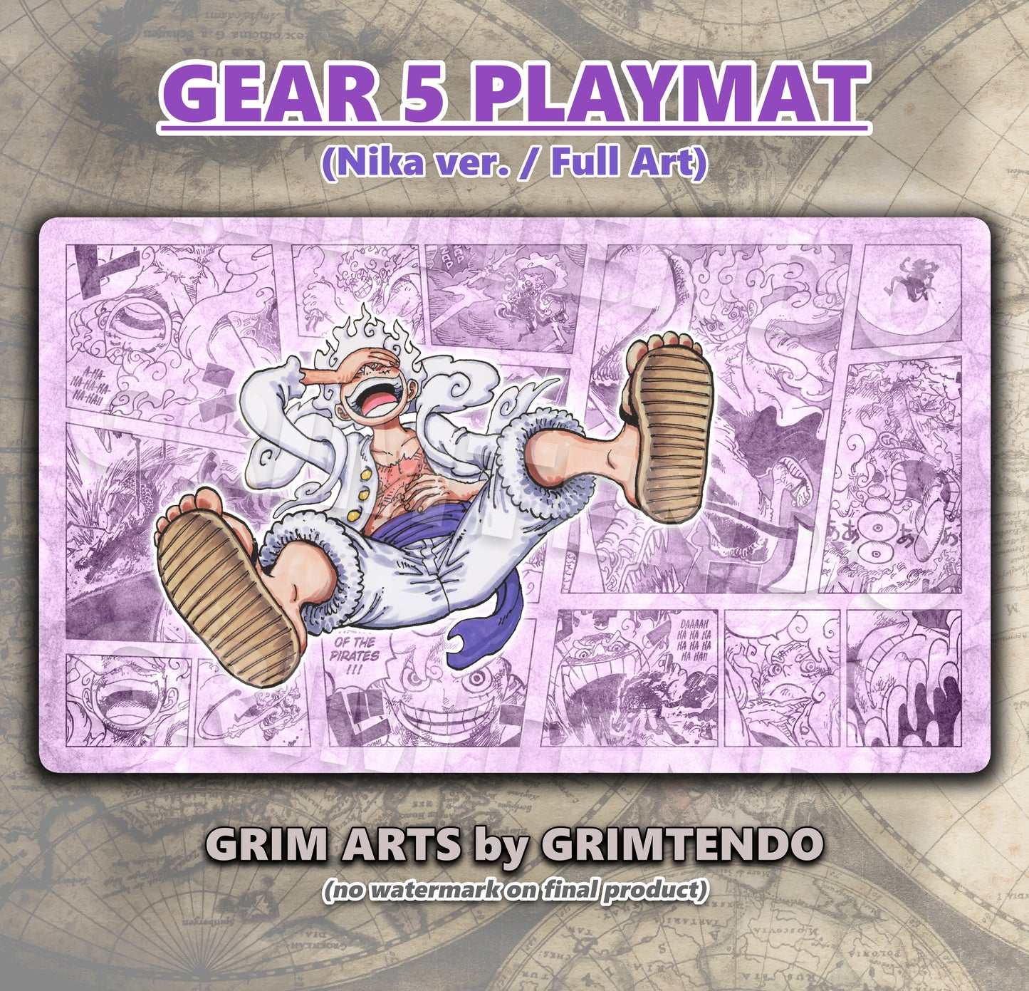 Gear 5 Luffy (Manga Playmat)