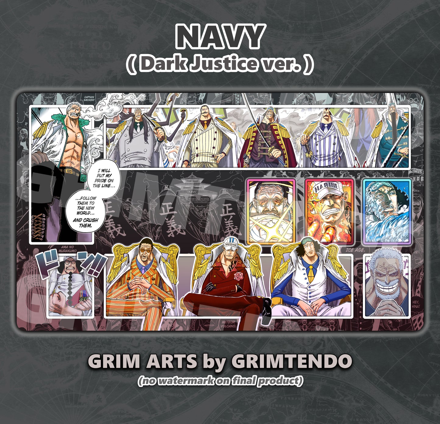Navy (Full Playmat)