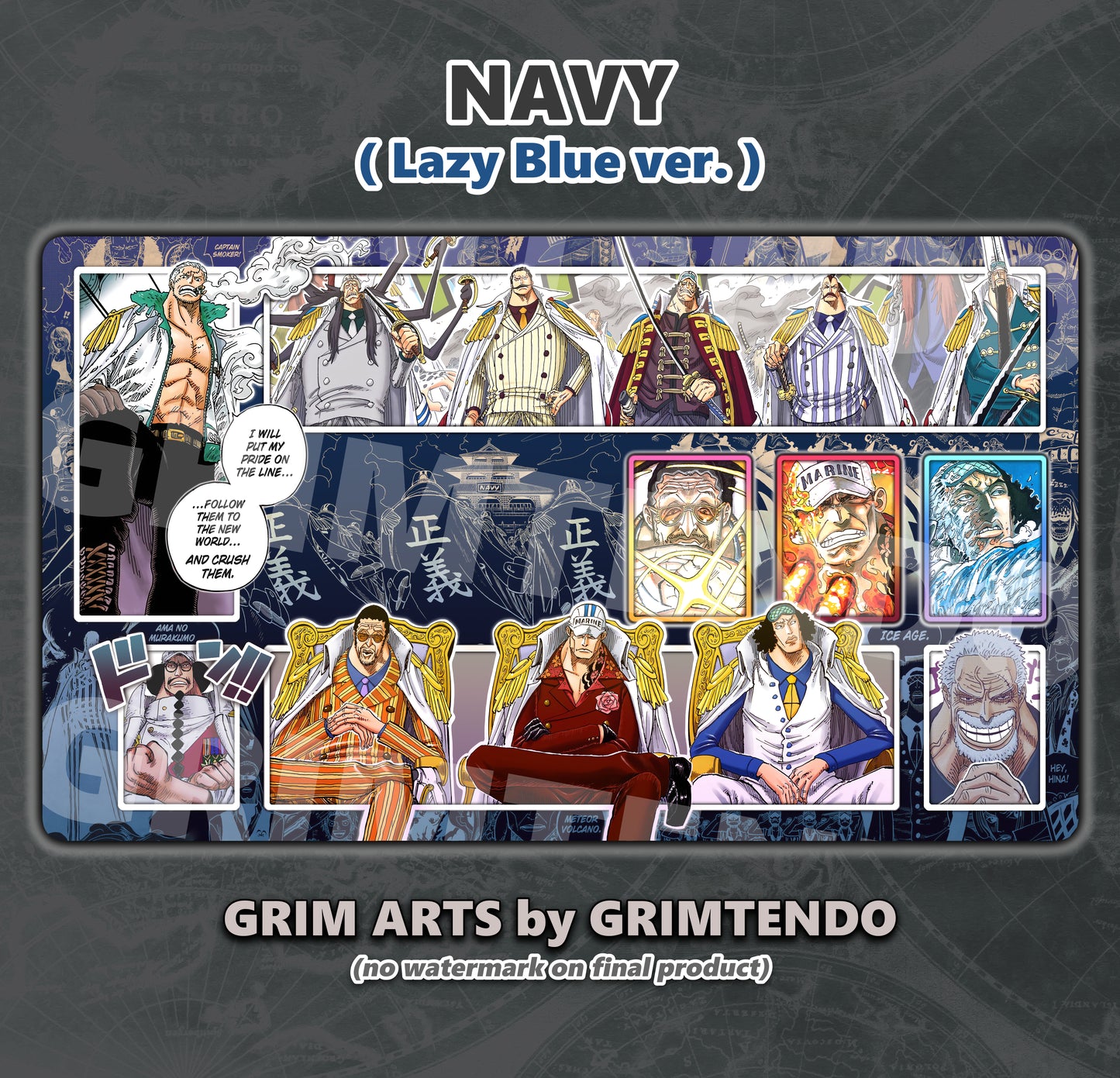 Navy (Full Playmat)