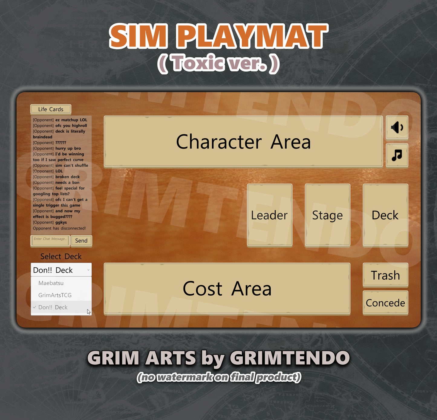 Sim Playmat