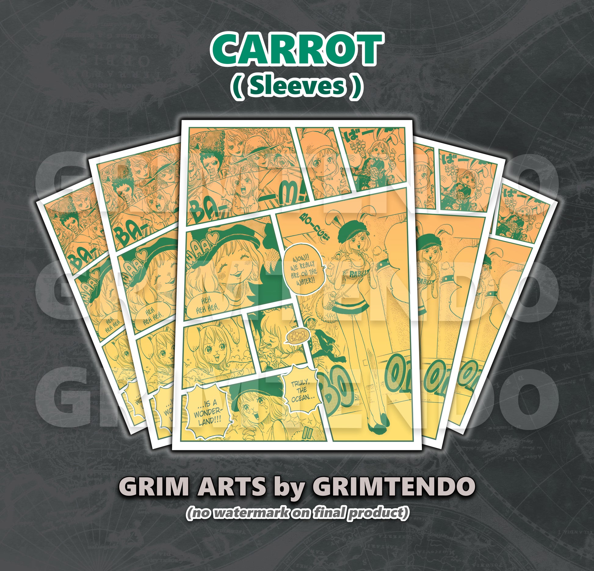 optcg card sleeves Carrot (TCG Sleeves) – GRIM ARTS