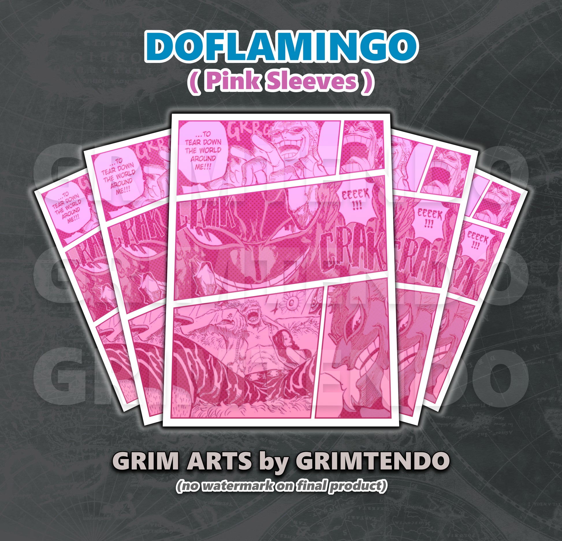 doflamingo card sleeves Doflamingo (TCG Sleeves)