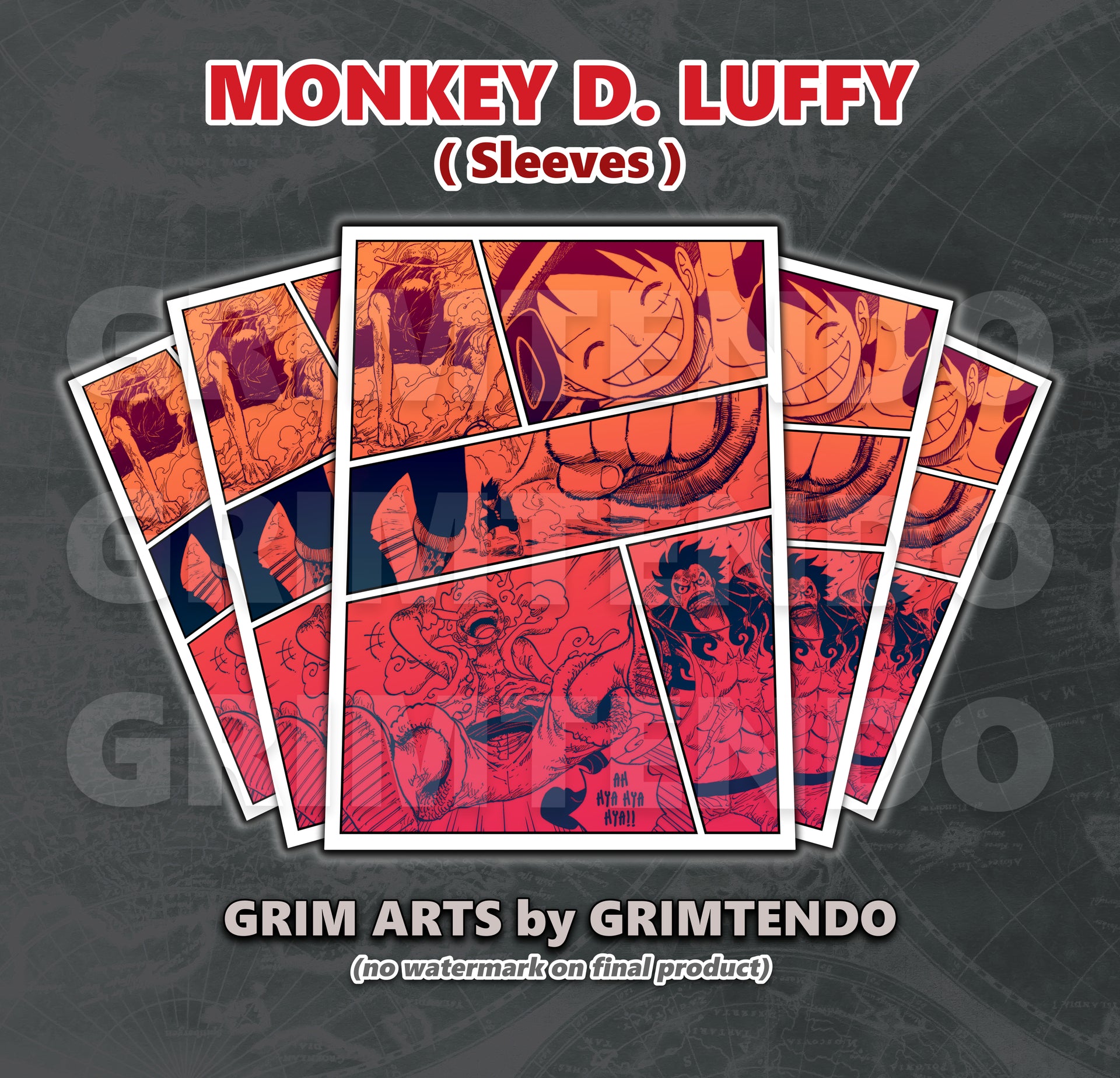Monkey D. Luffy (TCG Sleeves) GRIM ARTS Monkey D. Luffy (TCG Sleeves) GRIM ARTS