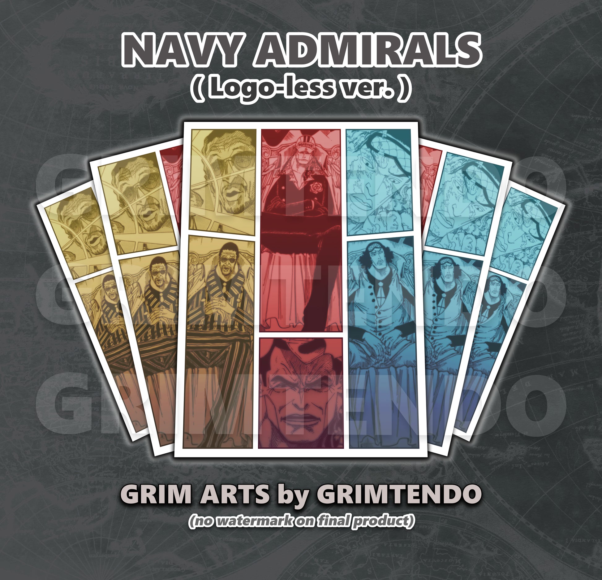 Navy Admirals (TCG Sleeves) GRIM ARTS Navy Admirals (TCG Sleeves) GRIM ARTS