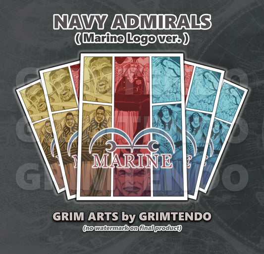 Navy Admirals (TCG Sleeves)