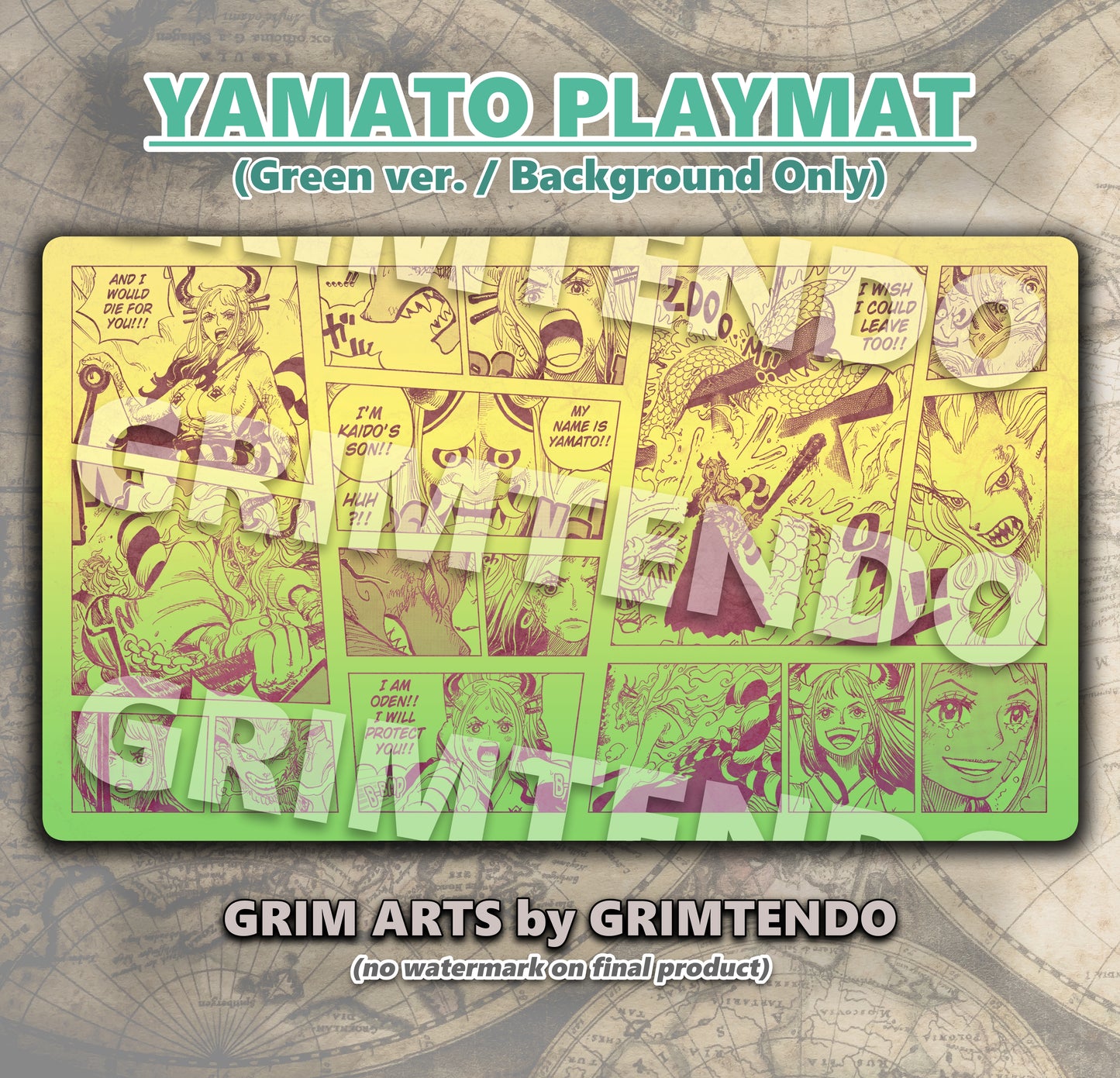 Yamato (Manga Playmat)