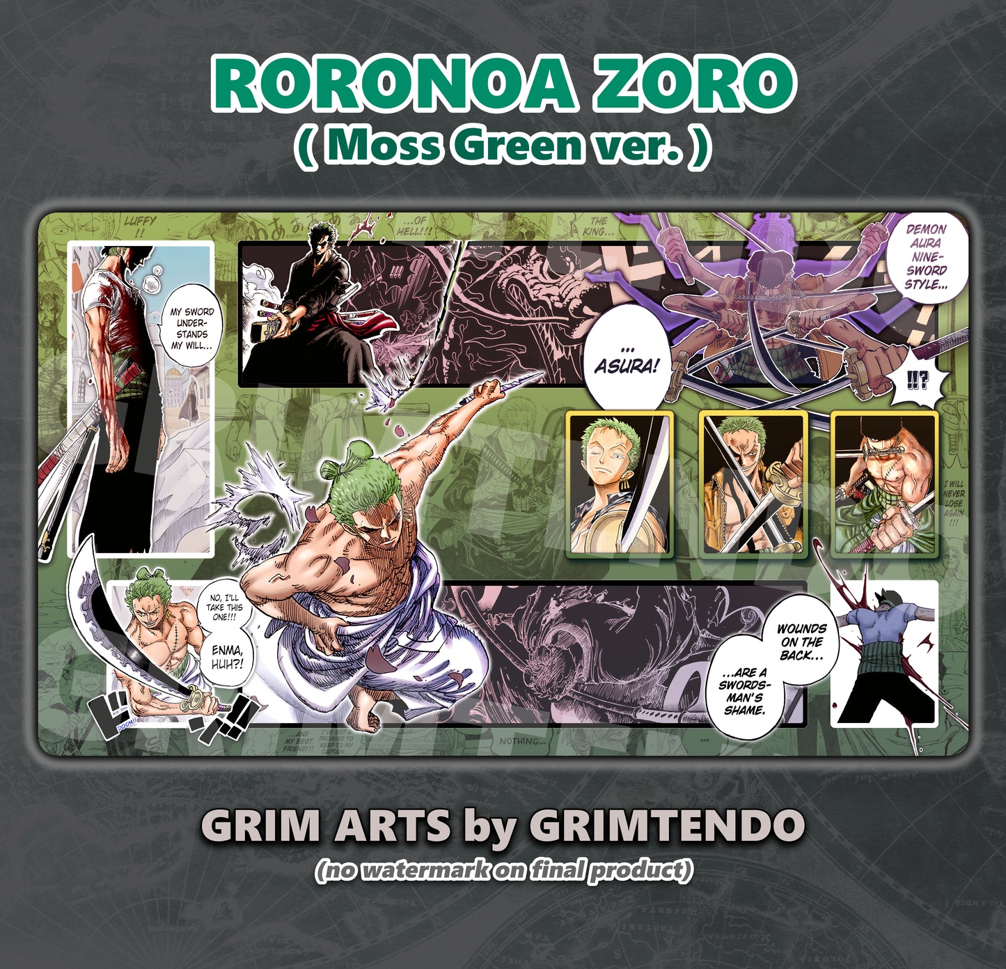 Roronoa Zoro (Full Playmat)