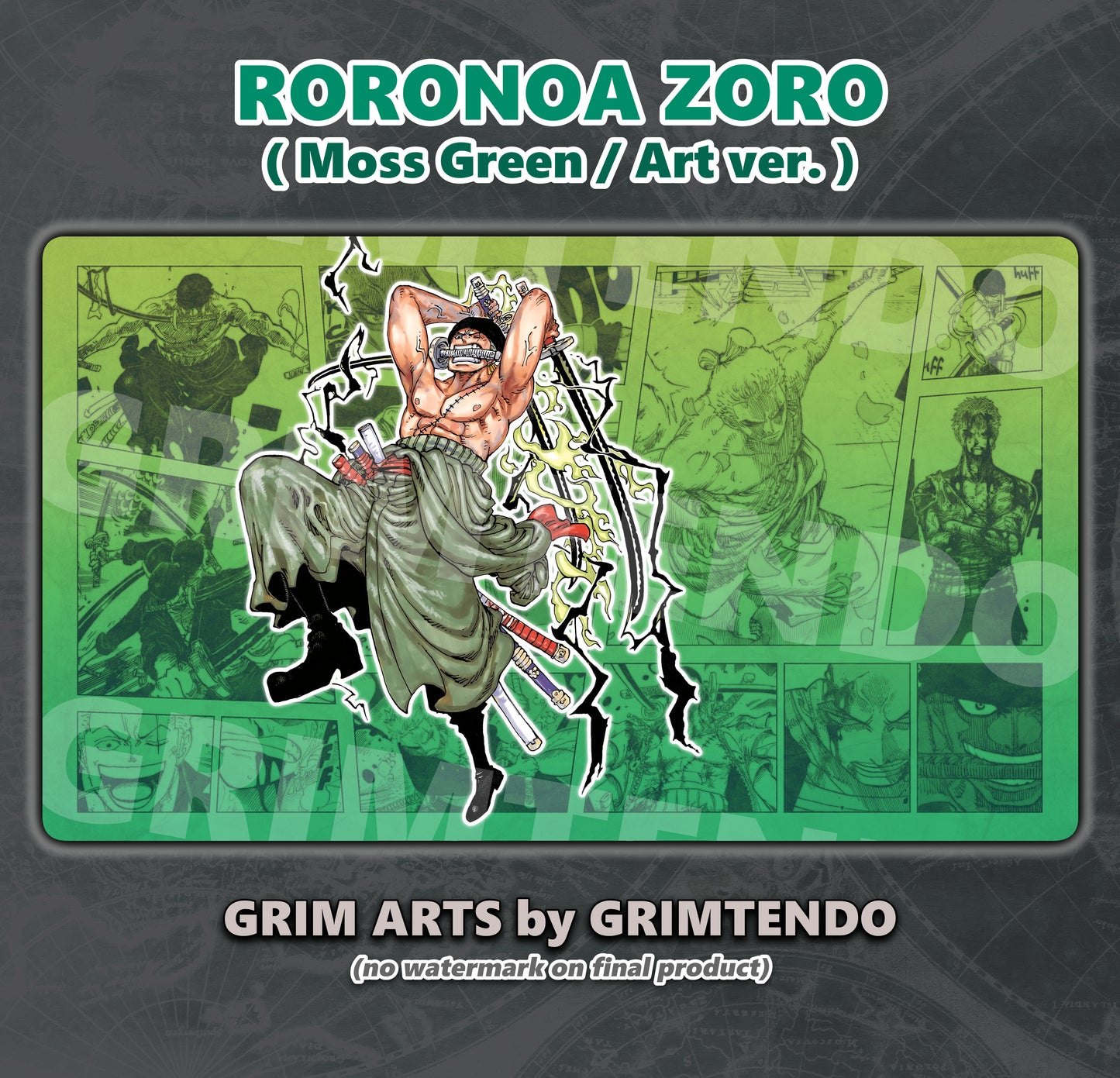 Roronoa Zoro (Manga Playmat)