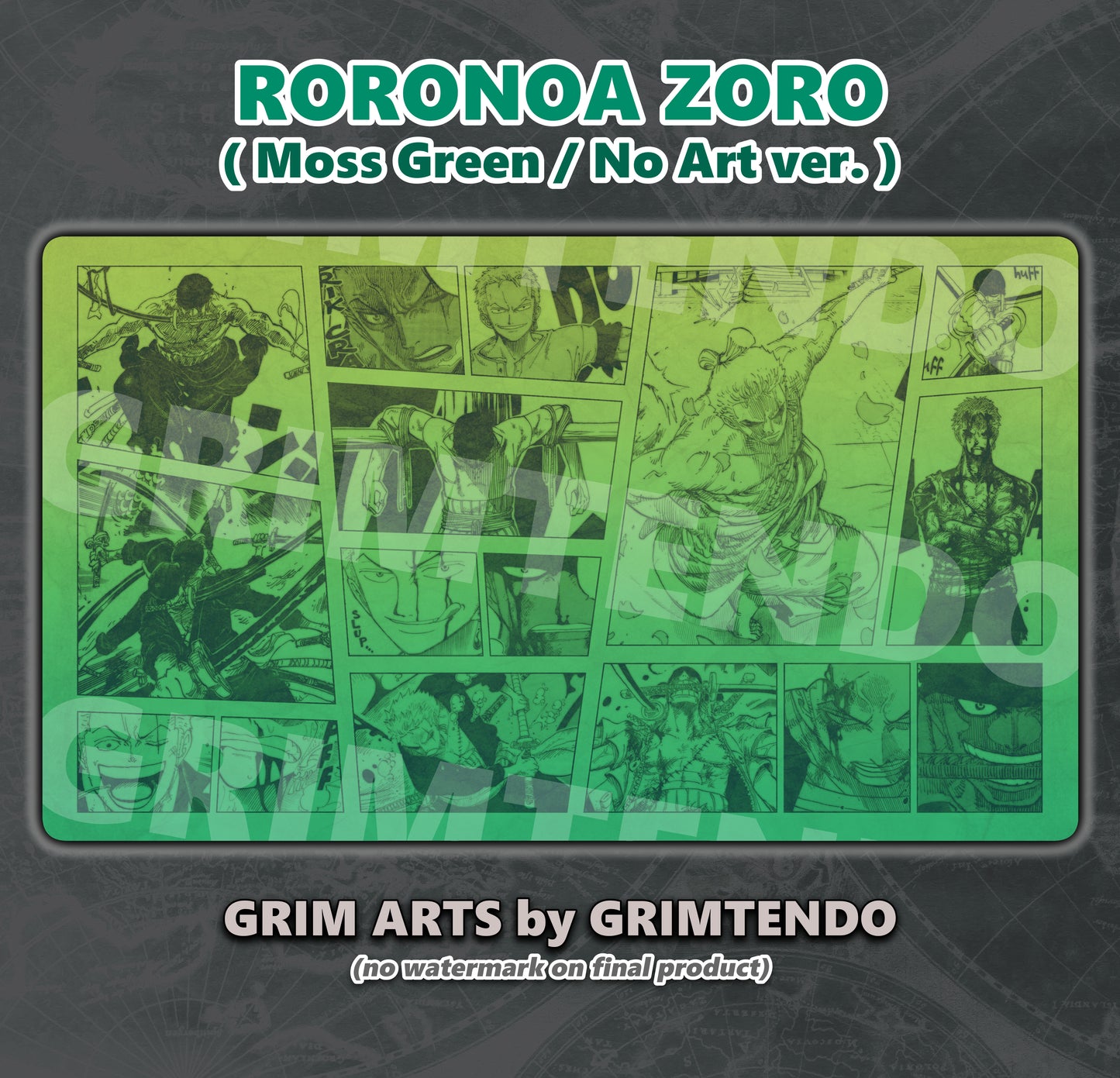 Roronoa Zoro (Manga Playmat)