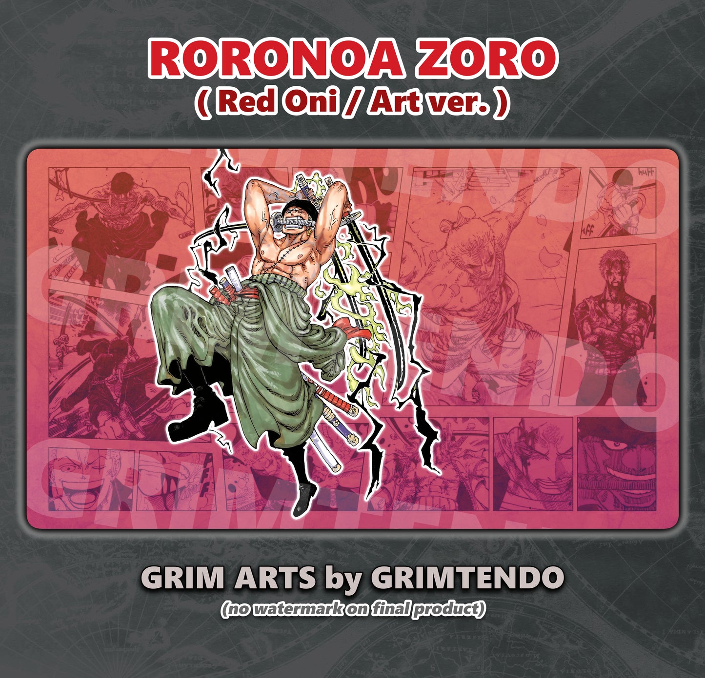 Roronoa Zoro (Manga Playmat)