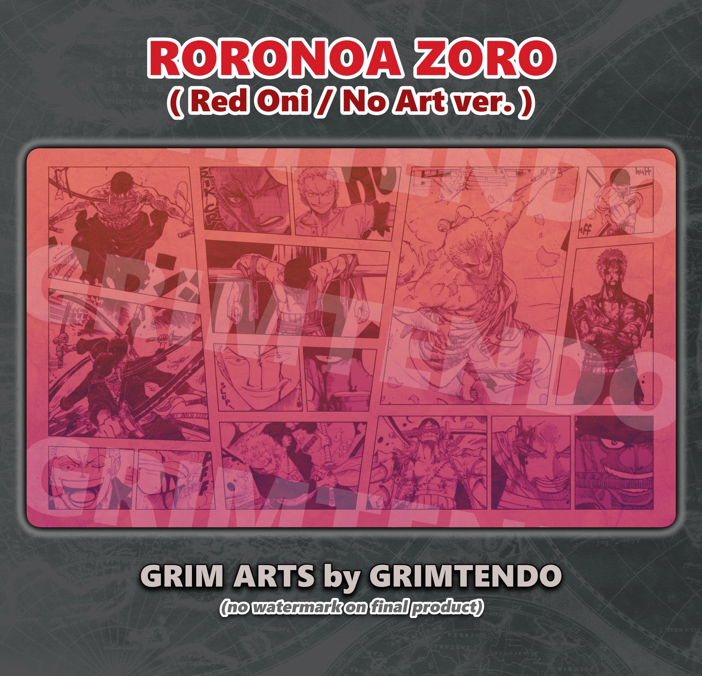 Roronoa Zoro (Manga Playmat)