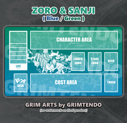 Zoro & Sanji (Color Mat)