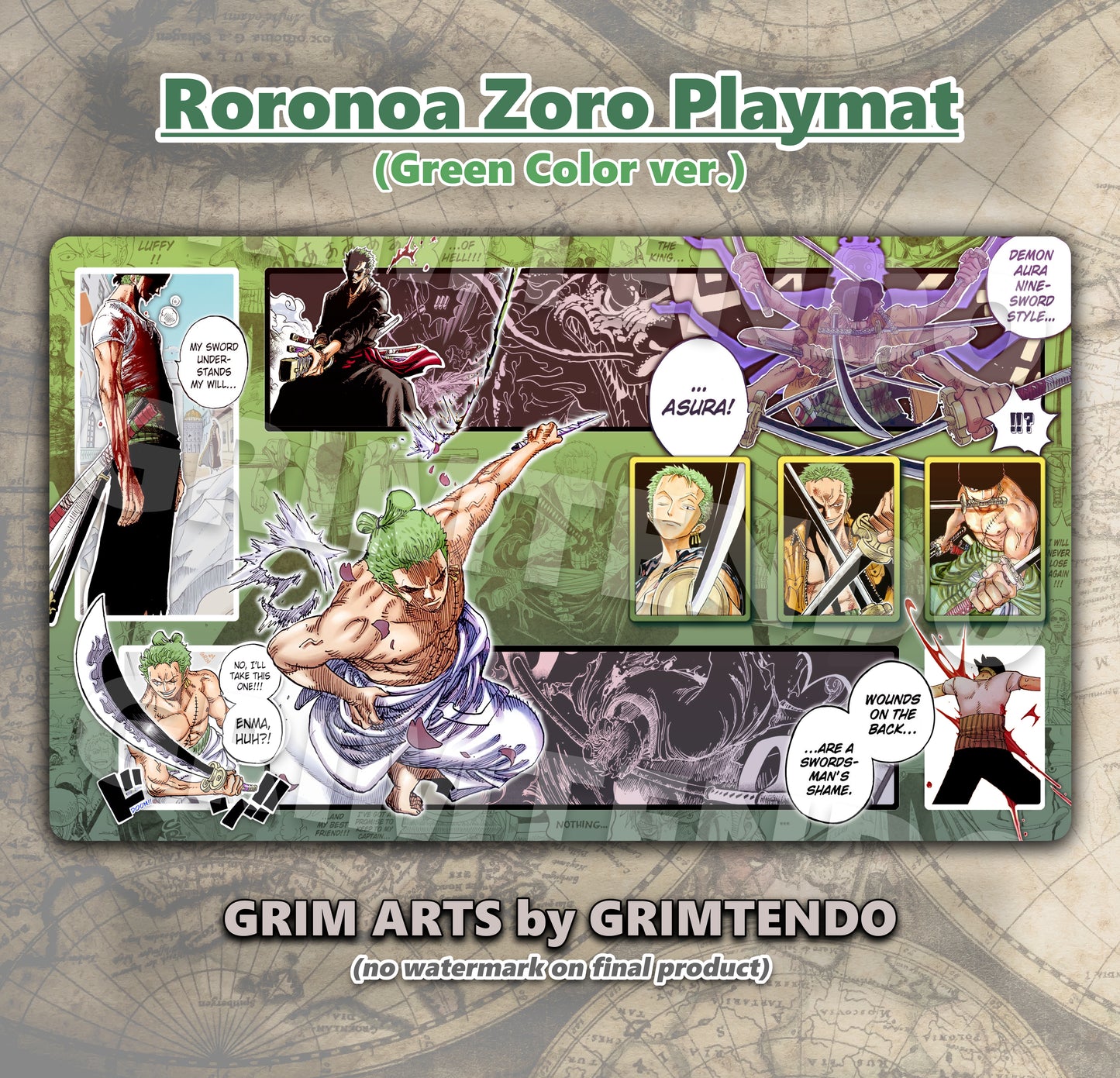 Roronoa Zoro (Full Playmat)